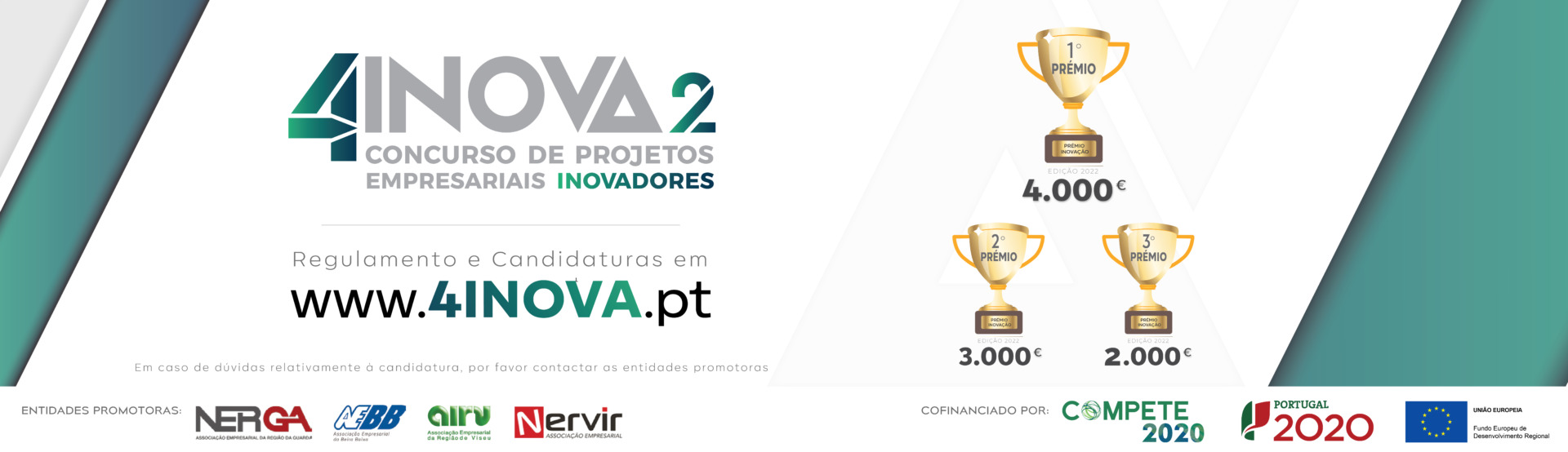 Concurso 4INOVA2 – Concurso de Projetos Empresariais Inovadores 